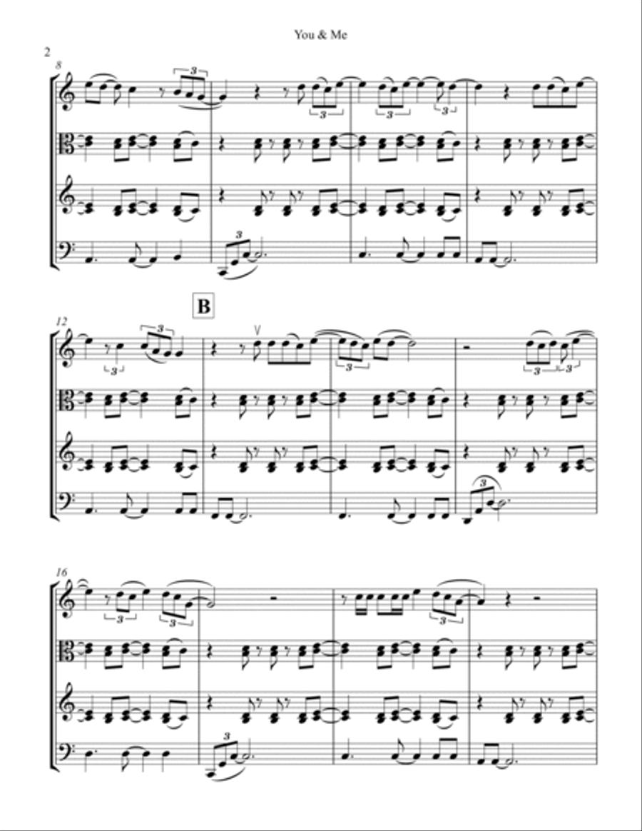 You & Me String Trio scores gallery preview page 2
