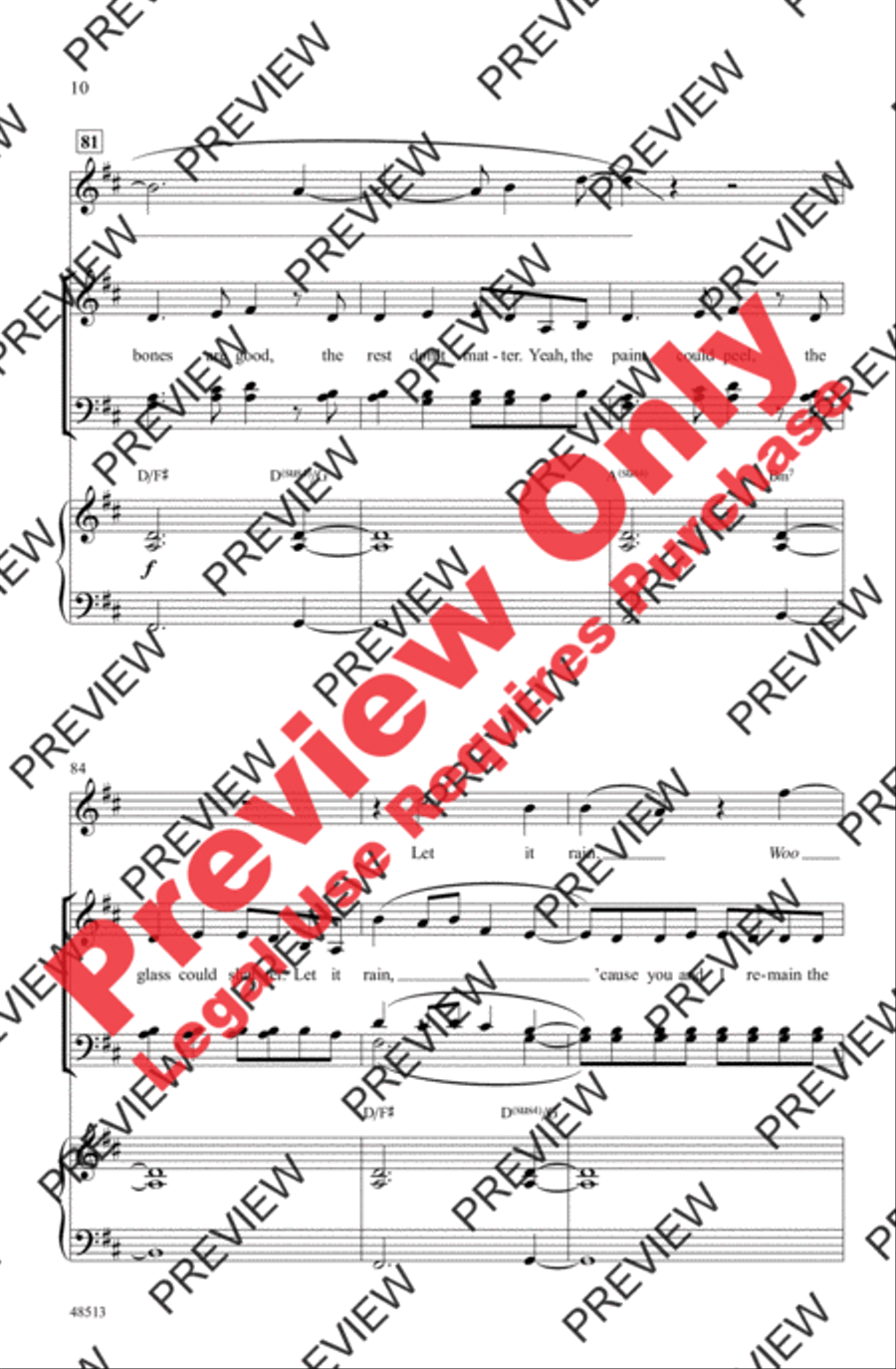 The Bones 4-Part scores gallery preview page 10