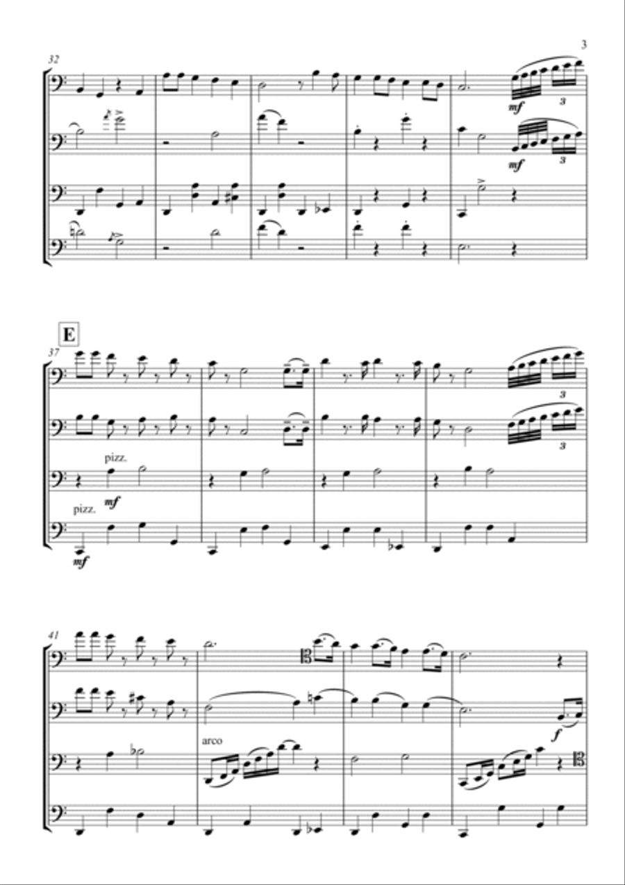 Let It Snow! Let It Snow! Let It Snow! String Quartet scores gallery preview page 5