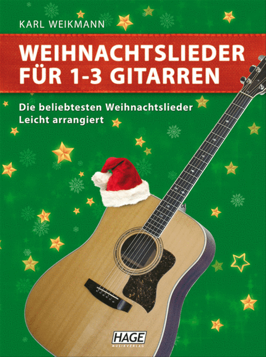 Weihnachtslieder für 1-3 Gitarren Classical Guitar scores gallery preview page 1