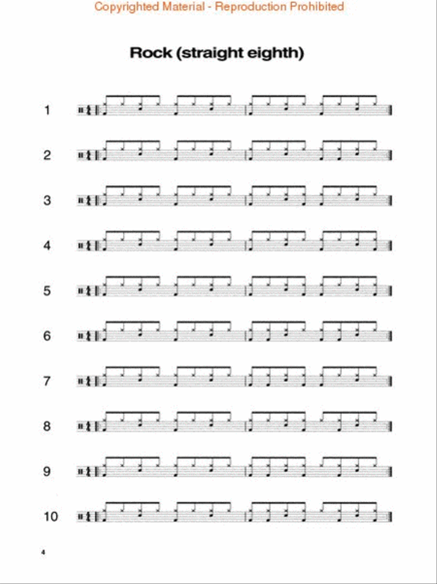 1001 Drum Grooves 1001 Drum Grooves Drums scores gallery preview page 2