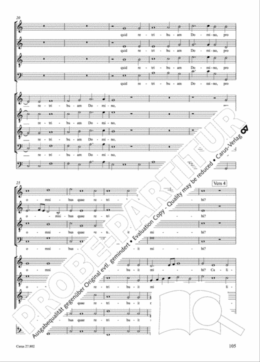 Salmi I (Selva morale e spirituale) Collection / Songbook scores gallery preview page 130