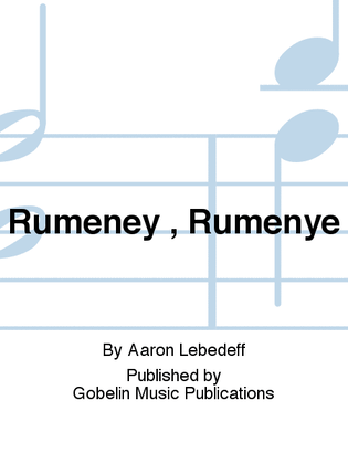Book cover for Rumeney , Rumenye
