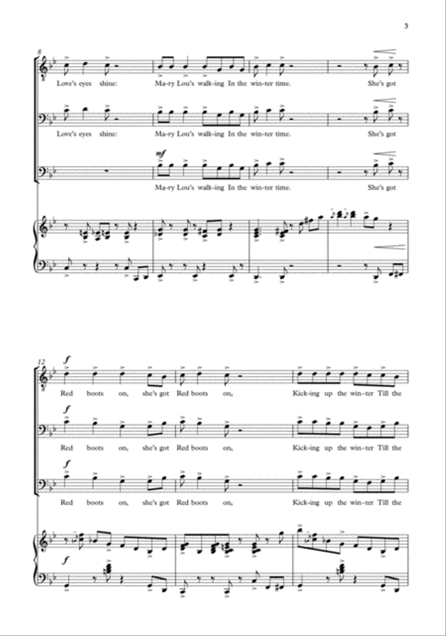Red Boots On 3-Part scores gallery preview page 3