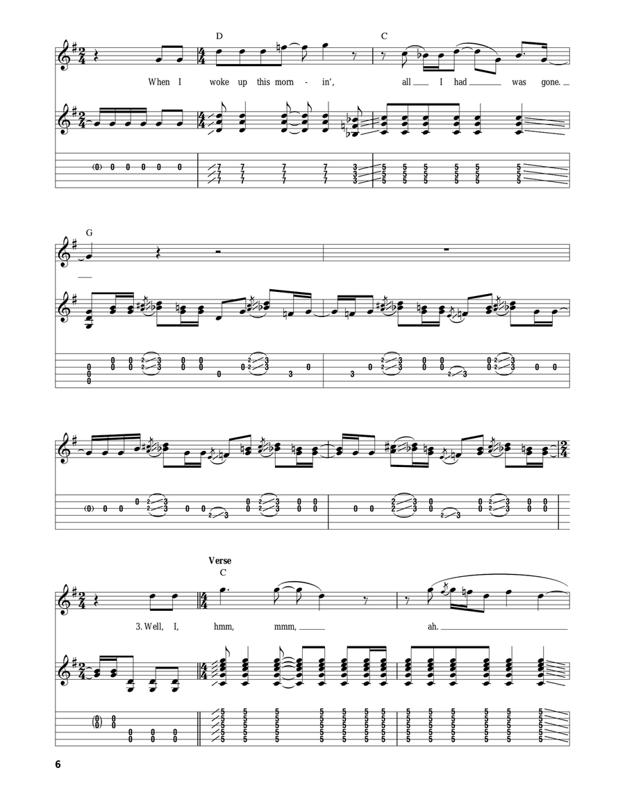 Rollin' And Tumblin' Rollin' And Tumblin' Acoustic Guitar scores gallery preview page 6