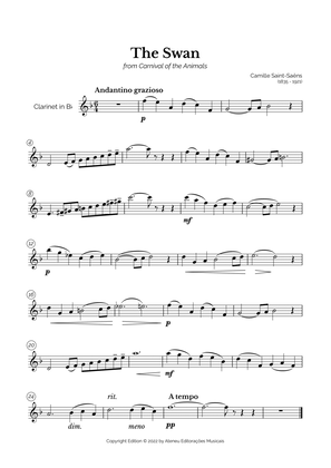 The Swan for Intermediate Clarinet