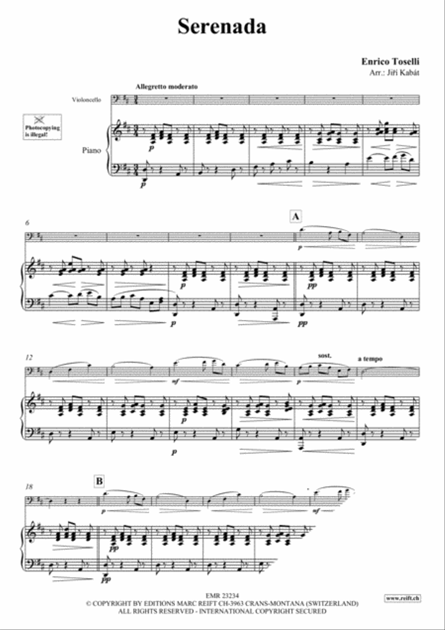 Serenada Piano Accompaniment scores gallery preview page 3