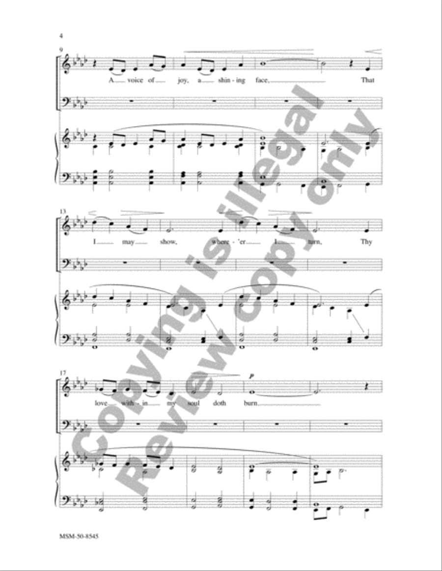 A Heart of Grace 4-Part scores gallery preview page 3
