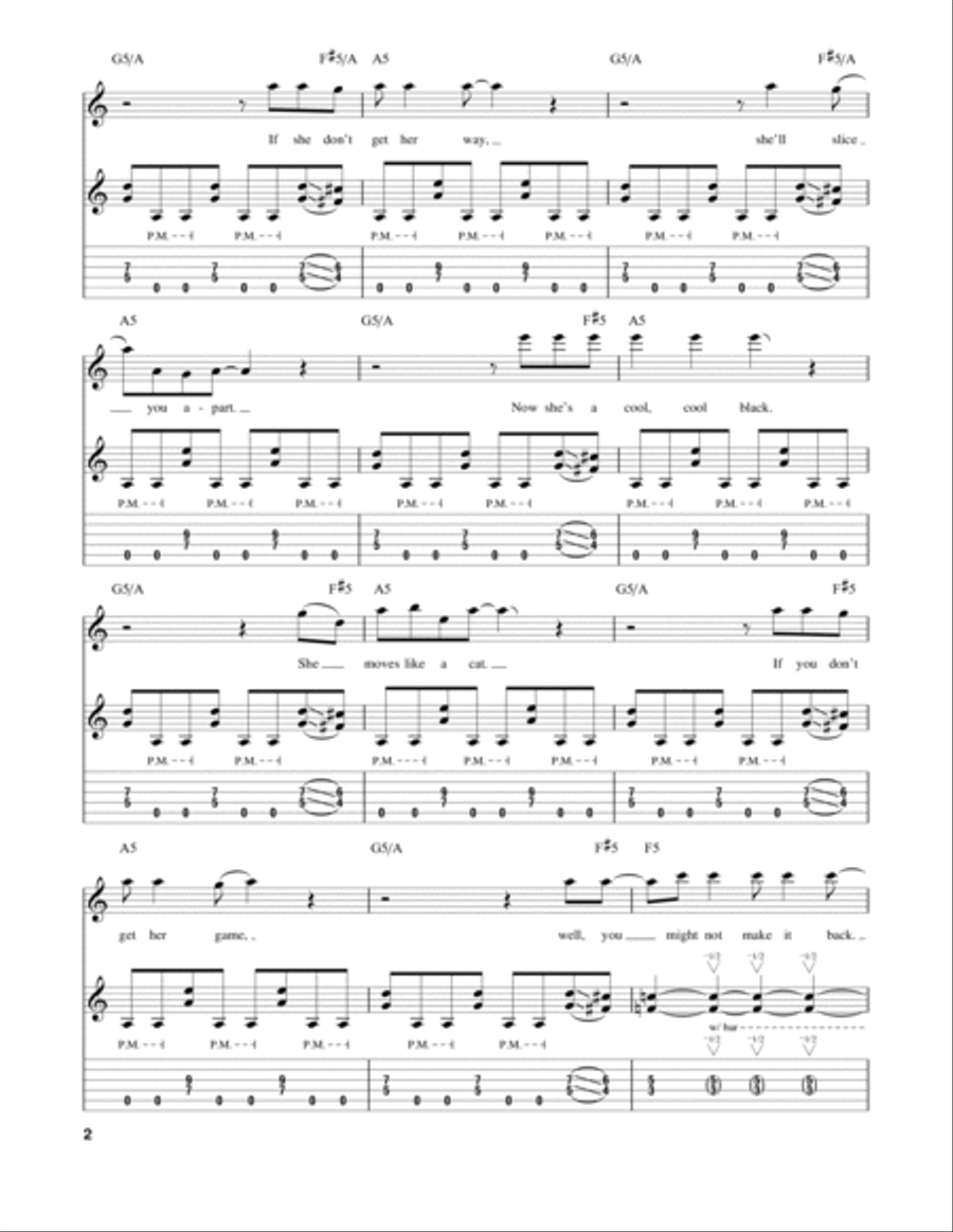 Looks That Kill Looks That Kill Electric Guitar scores gallery preview page 2