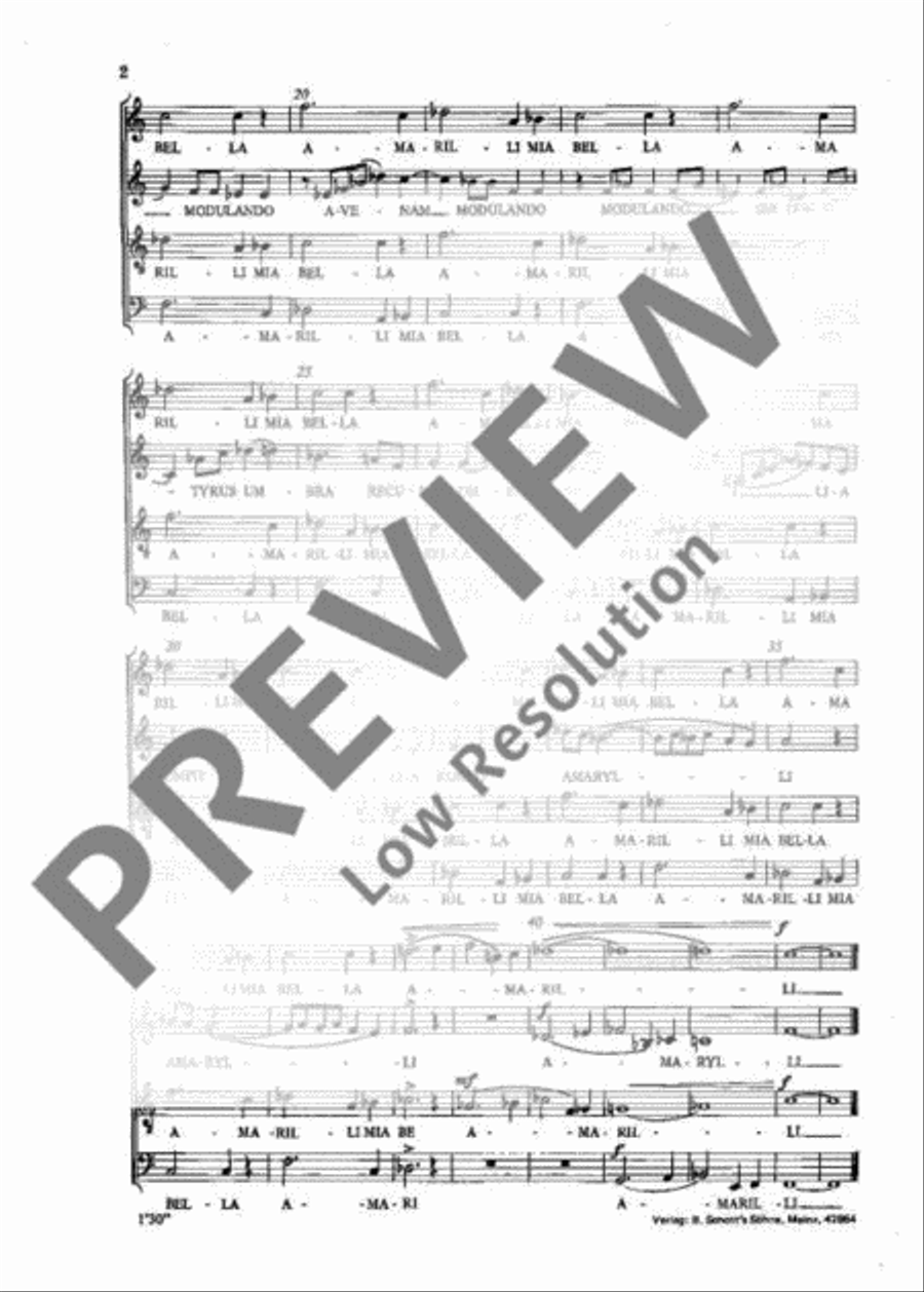 Exercitia Mythologica 4-Part scores gallery preview page 3