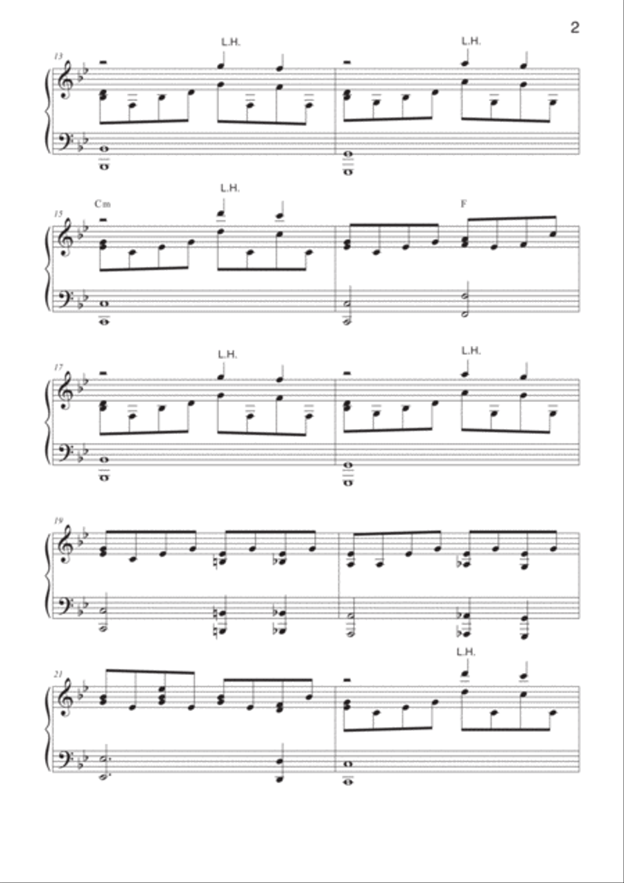 Bohemian Rhapsody Piano Solo scores gallery preview page 2