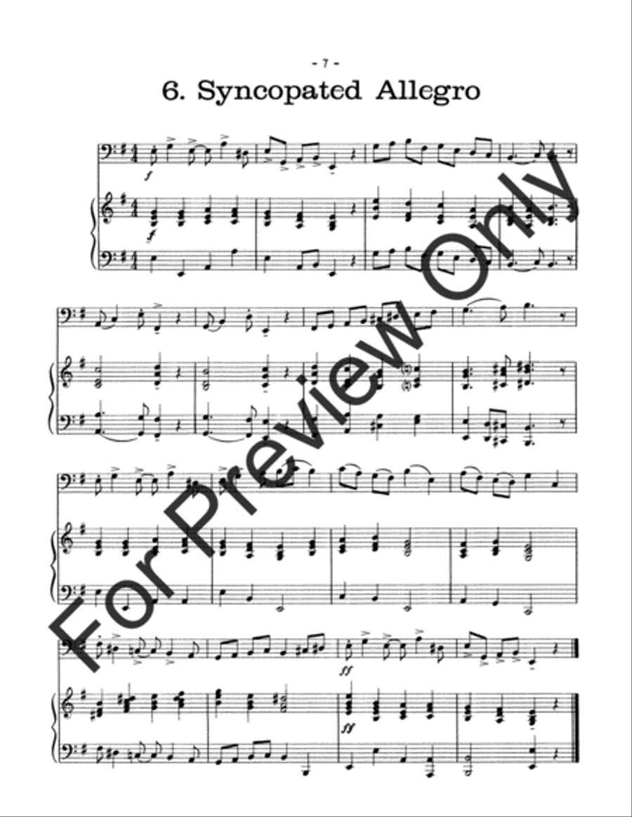 Six For Bass Double Bass scores gallery preview page 9