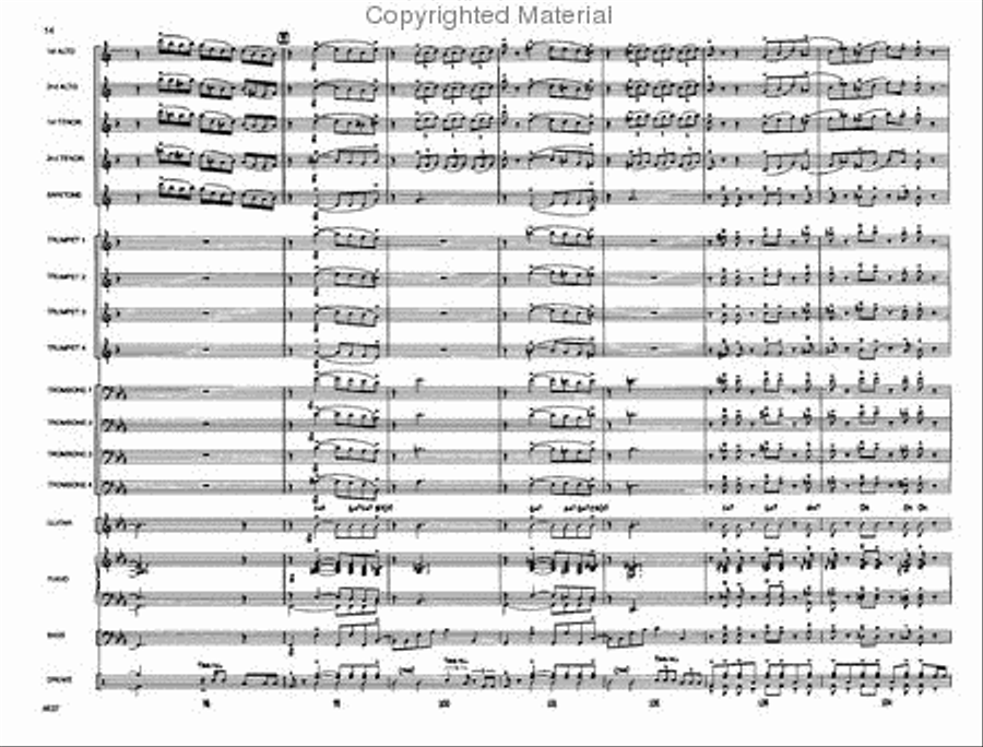 Night Rider Jazz Ensemble scores gallery preview page 13