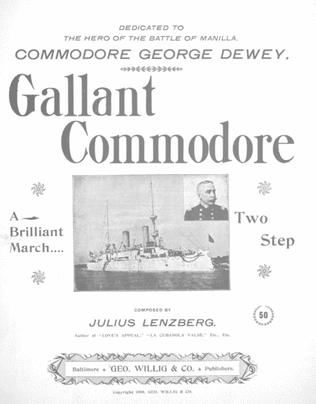 Gallant Commodore. A Brilliant March Two Step