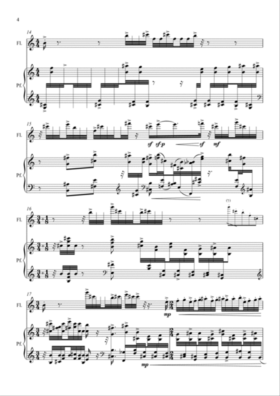 Giuseppe Colardo: DUNE (ES 1023) Flute Solo scores gallery preview page 6