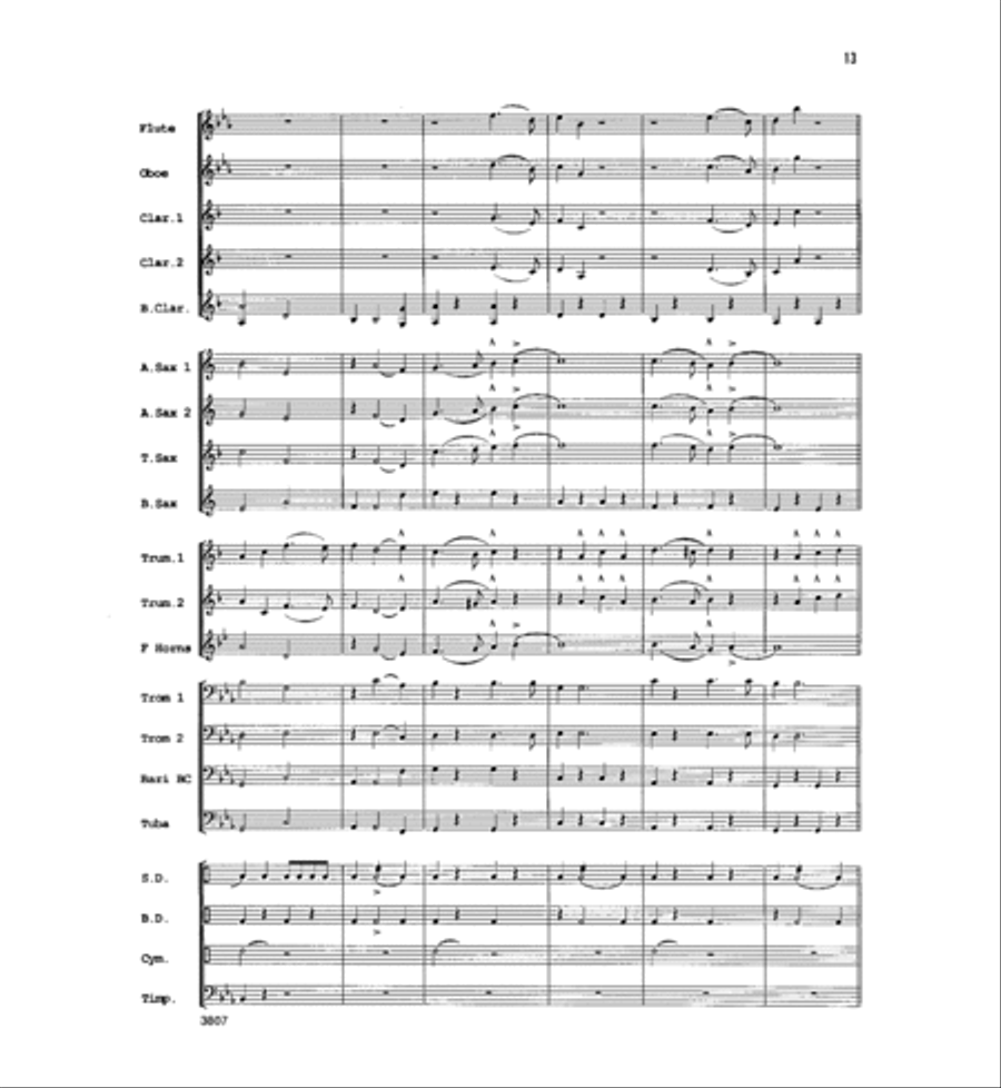 Amarado Amarado Concert Band scores gallery preview page 12