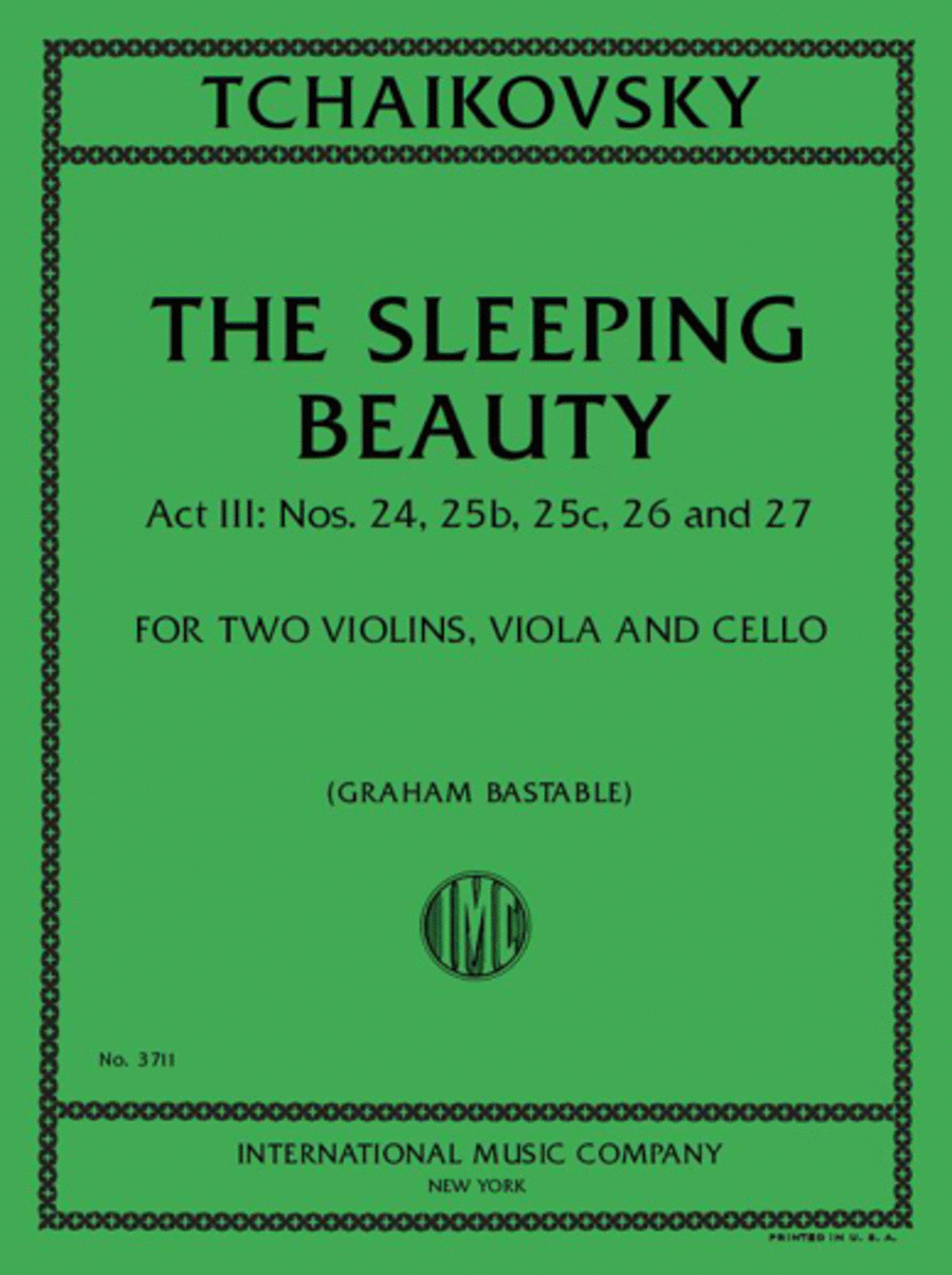 The Sleeping Beauty, Act Iii: Nos. 24, 25B, 25C, 26 And 27 Cello scores gallery preview page 1