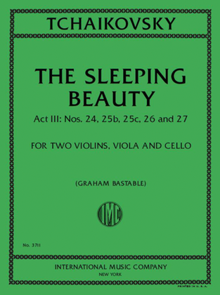 Book cover for The Sleeping Beauty, Act Iii: Nos. 24, 25B, 25C, 26 And 27