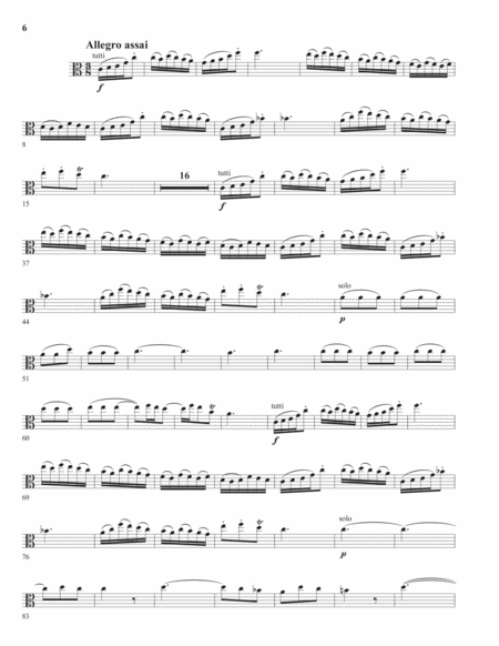 Concerto for Viola in C Major ENSEMBLE PARTS image number null