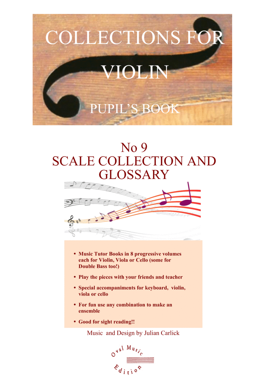 Scale Collection and Glossary: Collections for Violin Pupil Book Violin Solo scores gallery preview page 1