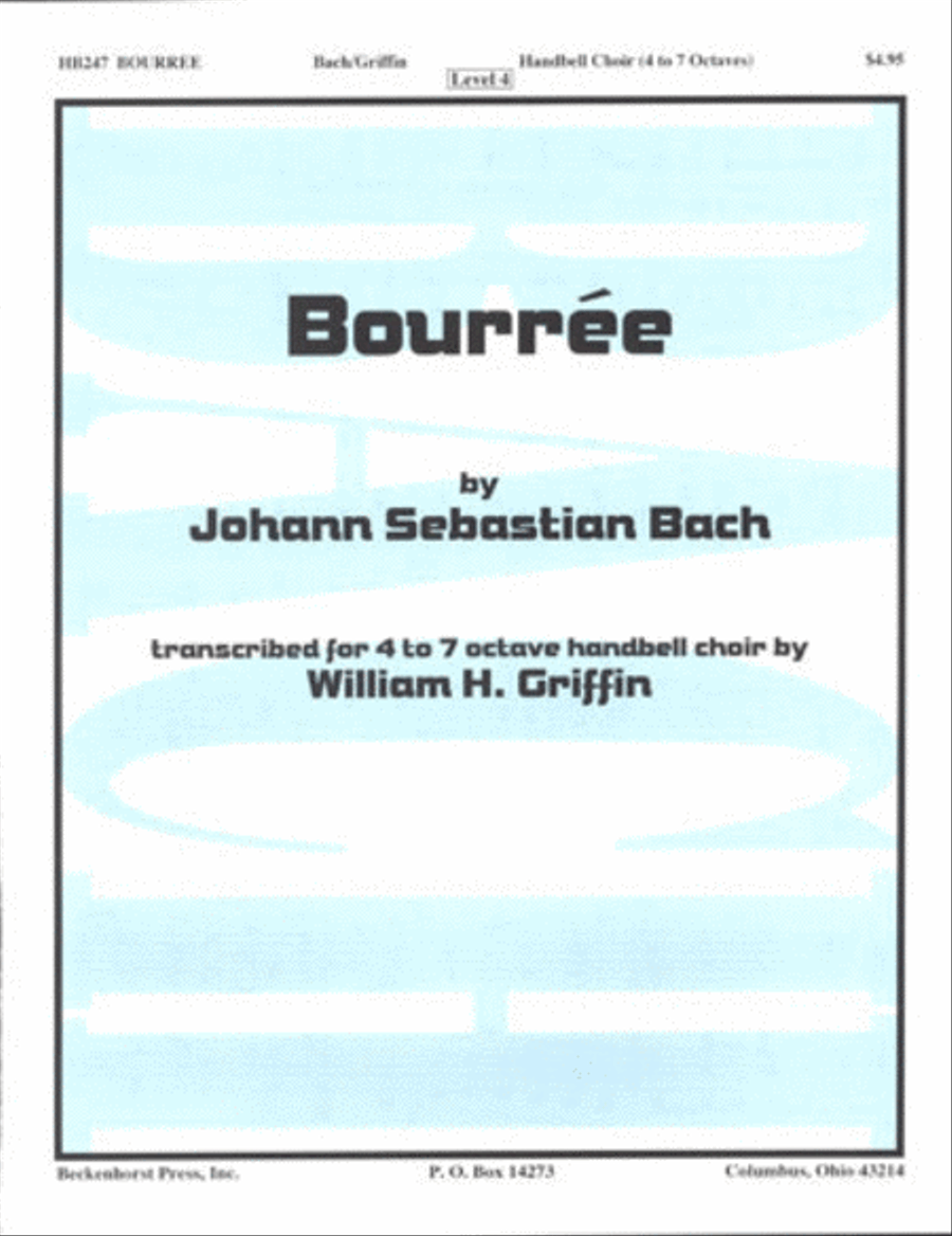 Bourree Handbell Choir scores gallery preview page 1