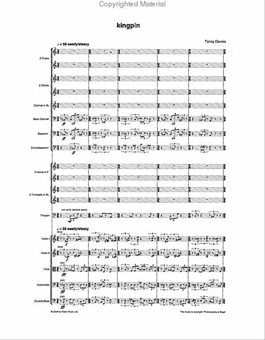 Kingpin Kingpin Full Orchestra scores gallery preview page 2