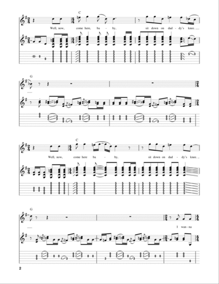 Rollin' And Tumblin' Electric Guitar scores gallery preview page 2