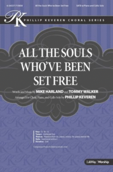 All the Souls Who've Been Set Free - Anthem Accompaniment CD