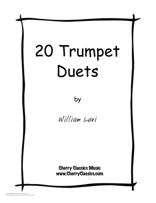 Book cover for 20 Trumpet Duets