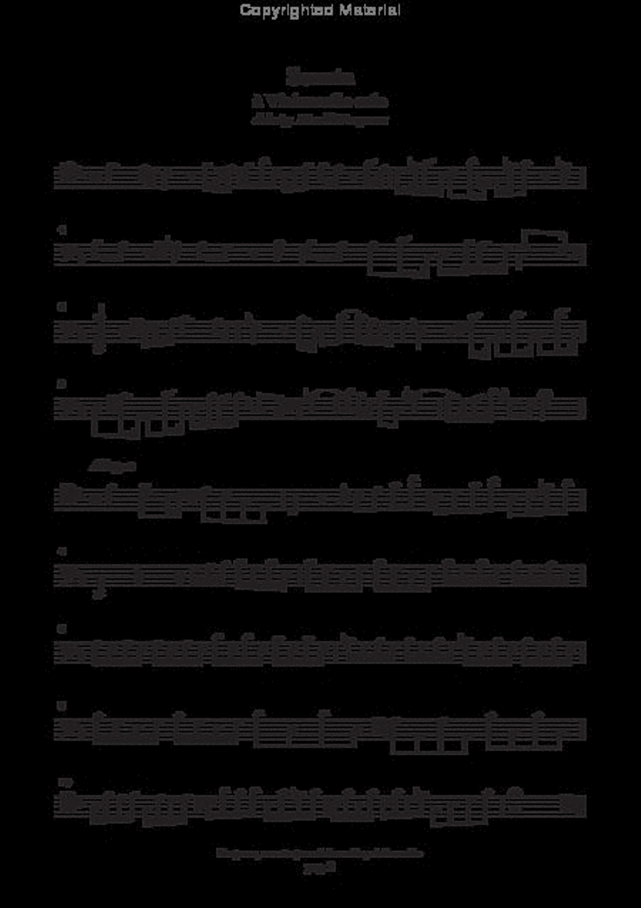 Sonata in fa maggiore (Ms, GB-Lbl) Cello Solo scores gallery preview page 3