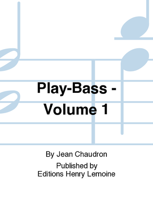 Play-bass - Volume 1