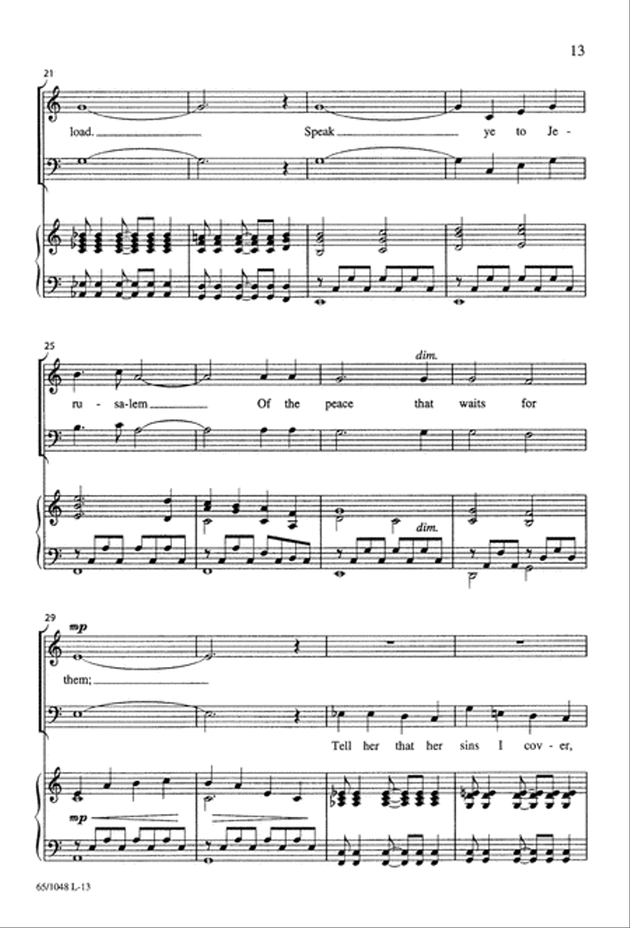 The Light of the World The Light of the World 4-Part scores gallery preview page 15