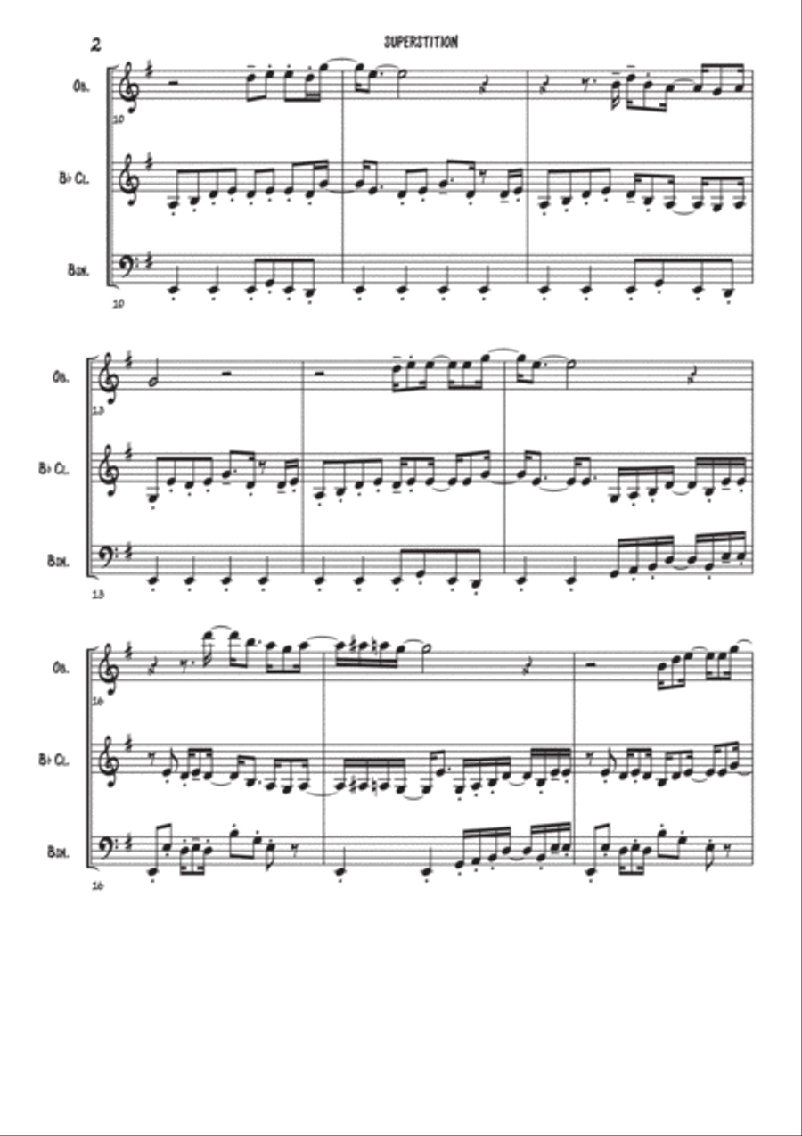 Superstition Woodwind Trio scores gallery preview page 2