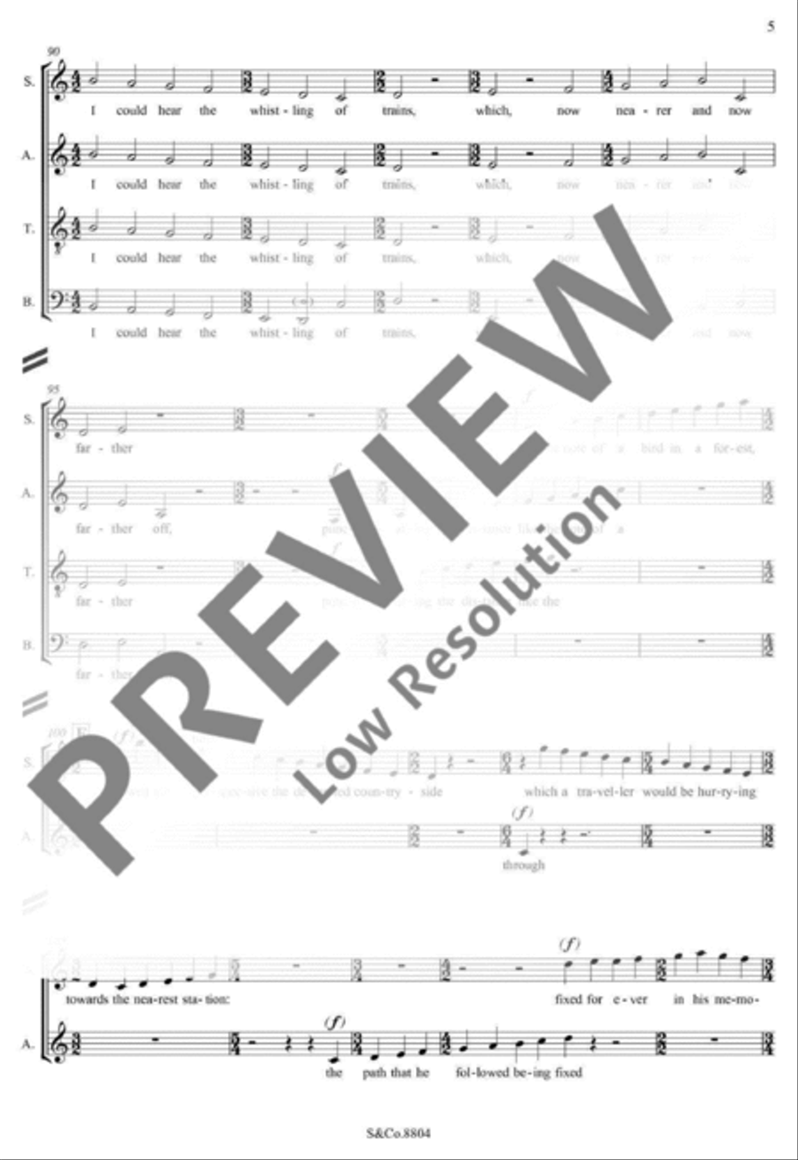 Long Time Long Time 4-Part scores gallery preview page 8