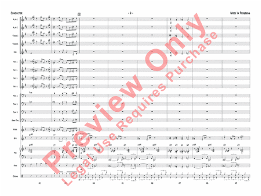 Work in Progress Jazz Ensemble scores gallery preview page 9