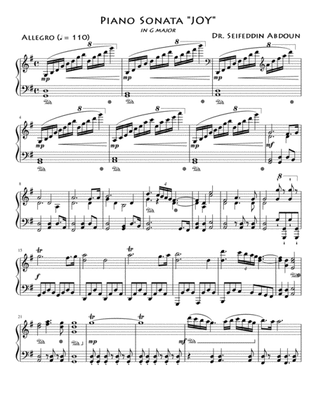 Piano Sonata in G major: JOY