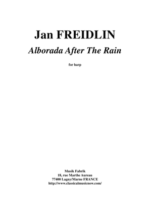 Book cover for Jan Freidlin: Alborada After The Rain for harp