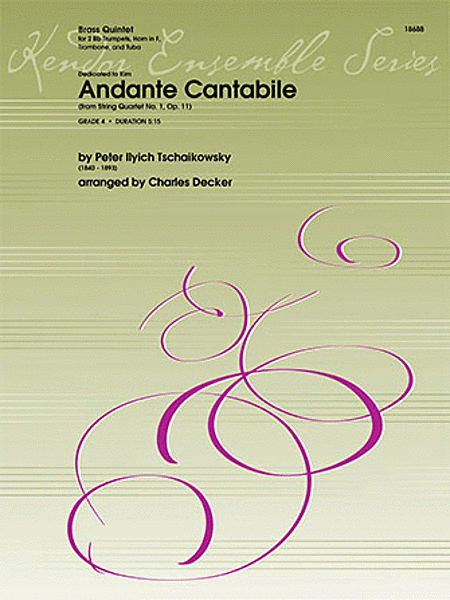 Andante Cantabile (from String Quartet No. 1, Op. 11)