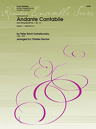 Book cover for Andante Cantabile (from String Quartet No. 1, Op. 11)