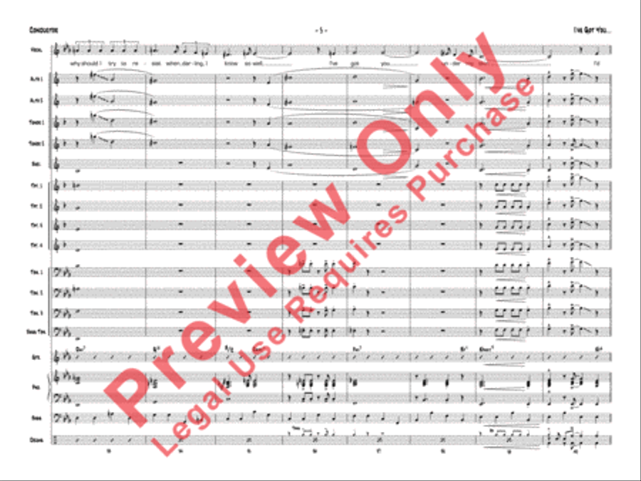 I've Got You Under My Skin Jazz Ensemble scores gallery preview page 8