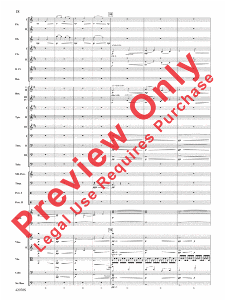 Man of Steel, Selections from Full Orchestra scores gallery preview page 19