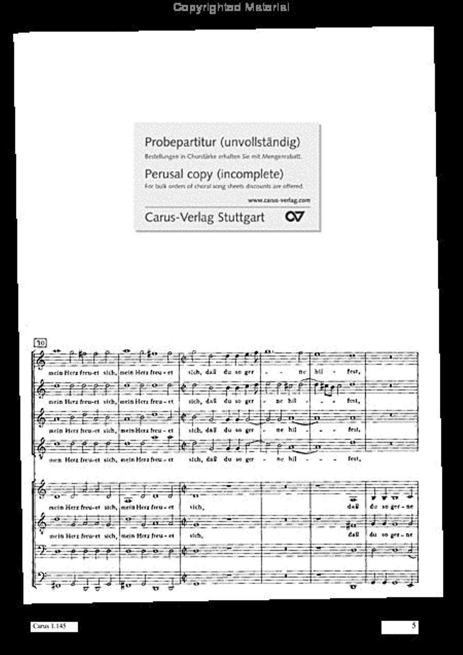 Ich hoffe aber darauf Choir scores gallery preview page 6