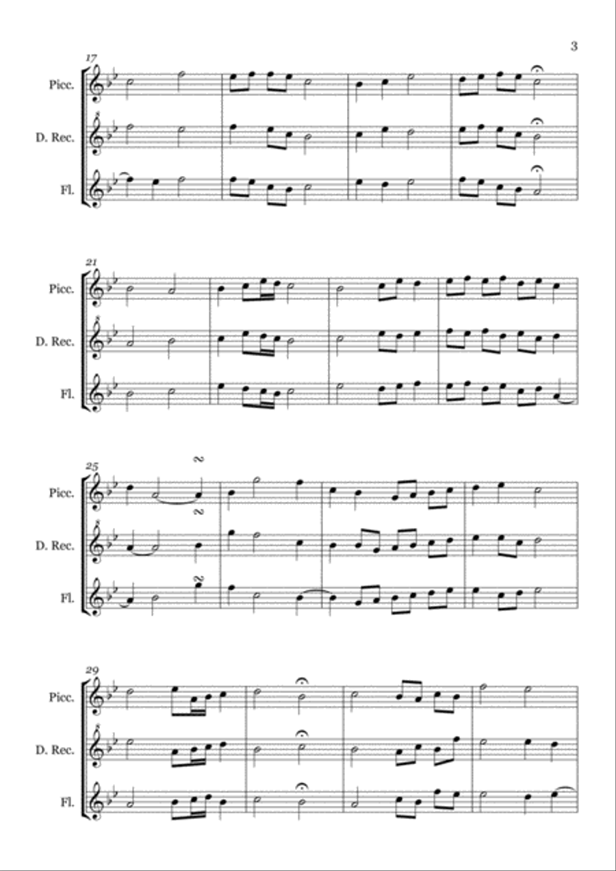 Whose Hope Is In The Lord His God Small Ensemble scores gallery preview page 3