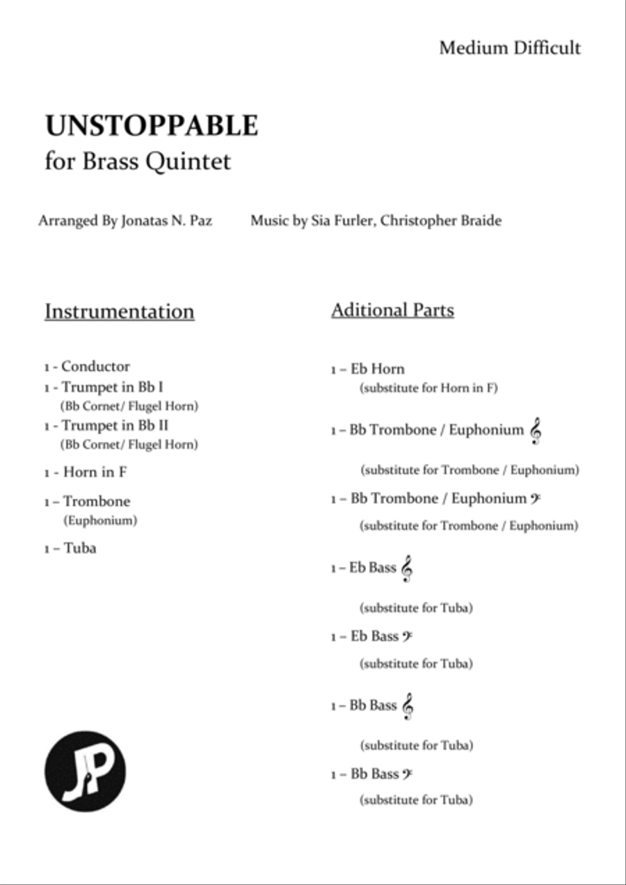 Unstoppable Brass Ensemble scores gallery preview page 2