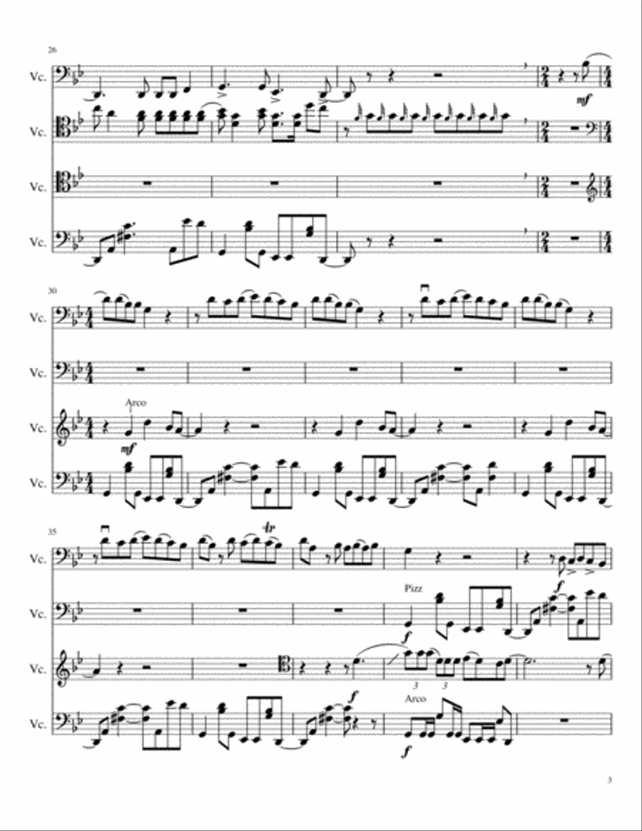 Havana String Quartet scores gallery preview page 3