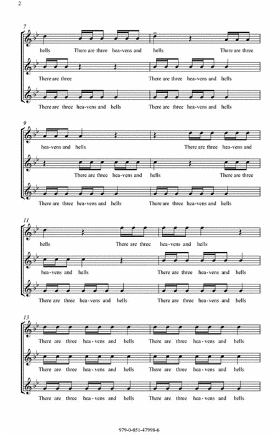 Three Heavens and Hells Three Heavens and Hells SSAA scores gallery preview page 4