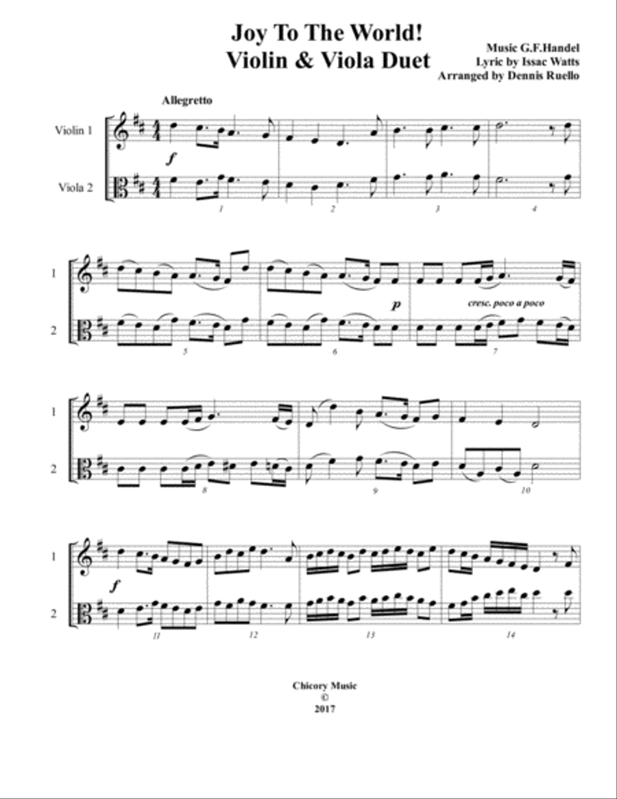 Christmas Duet Collection for Violin and Viola Christmas Duet Collection for Violin and Viola String Duet scores gallery preview page 1