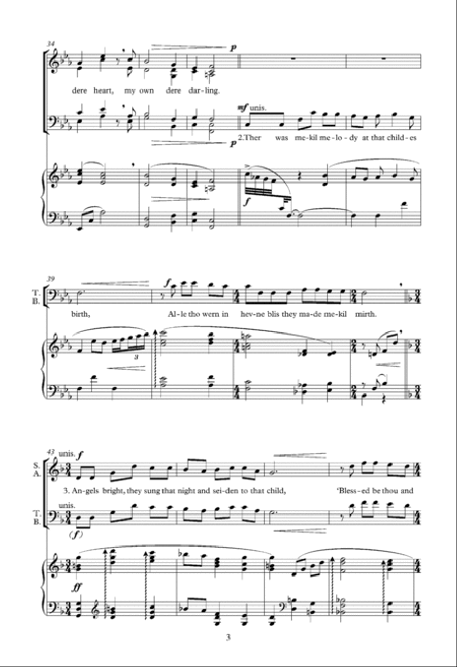 Lullaby Of The Nativity Lullaby Of The Nativity Choir scores gallery preview page 3