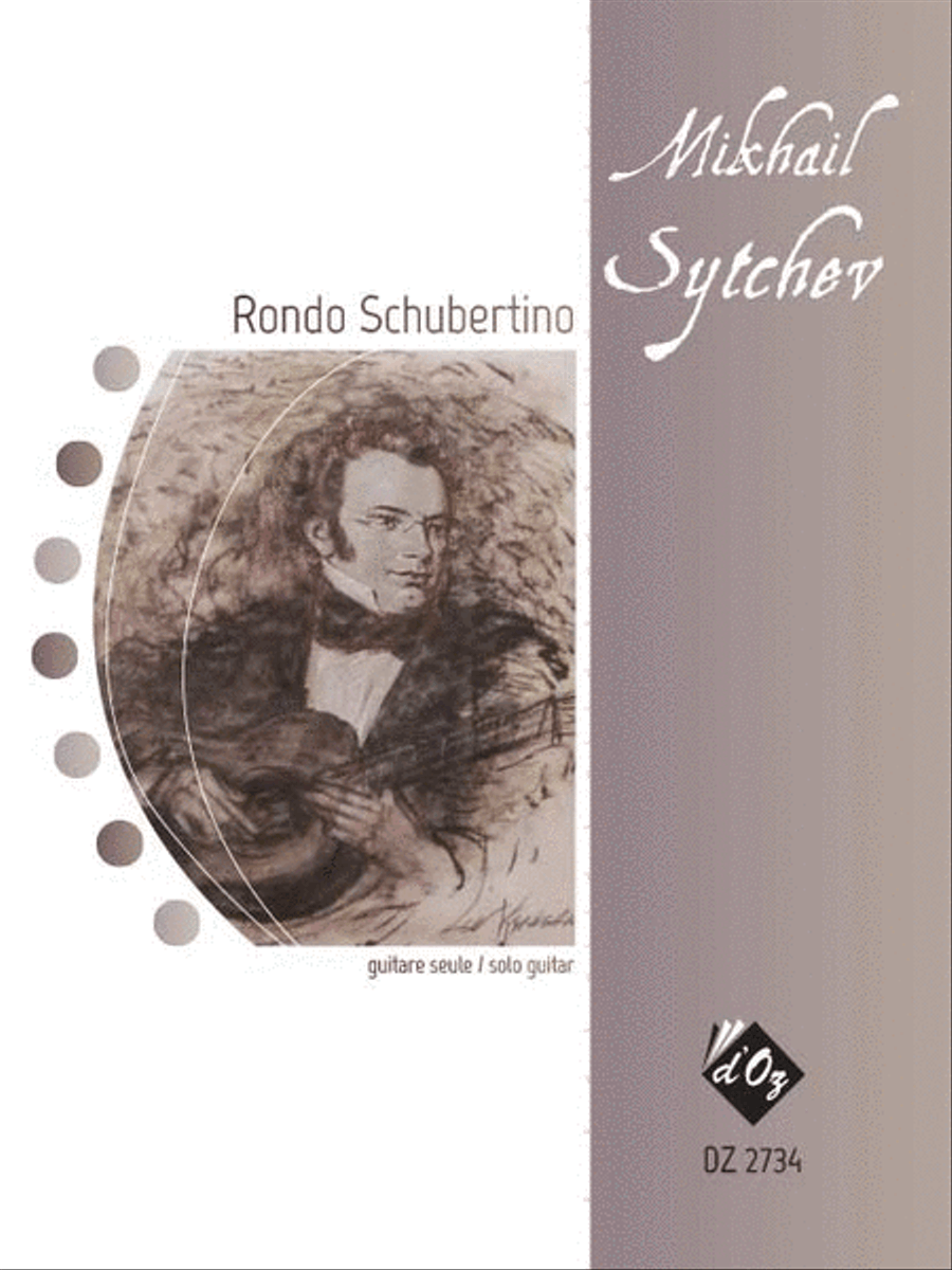 Rondo Schubertino Classical Guitar scores gallery preview page 1