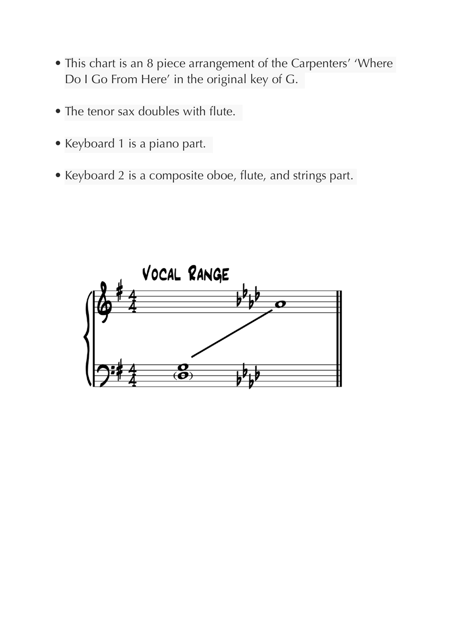 Where Do I Go From Here Jazz Ensemble scores gallery preview page 4